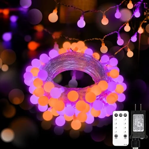Orange and purple