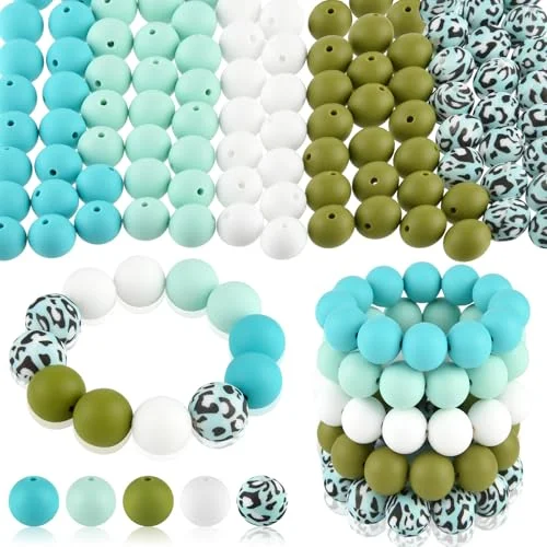 Cyan-blue White
