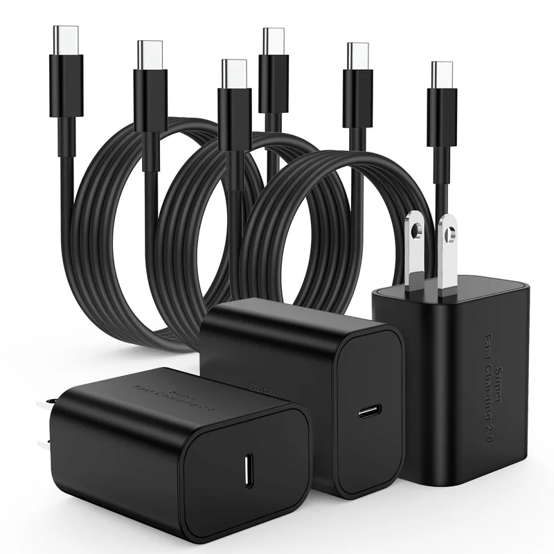 3Pack USB C Charger for Samsung Galaxy S24 | Premium