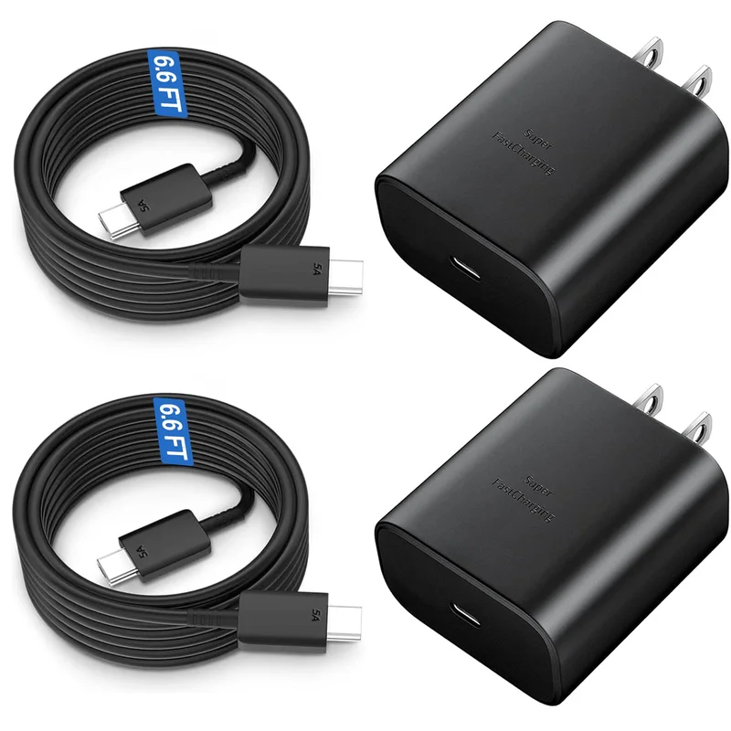 45W USB C Super Fast Charger, Type C Charger Fast Charging Android Phone Charger with 6.6ft Cable Cord for Samsung Galaxy S26 Ultra/S26/S26+/S25 Ultra/S25/S24/S23 Ultra/S22 Ultra/S20 Ultra/Note 10 | Premium Quality Product, Best Value, Fast Shipping