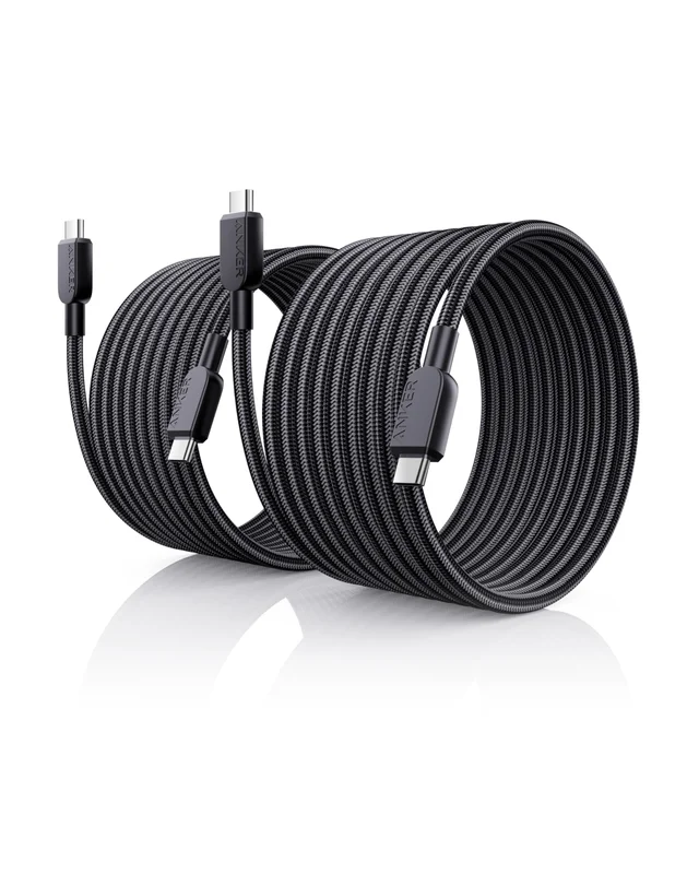 Anker USB C to USB C Cable (2Pack, 10FT),240W Type-C Fast Charging Cord for iPhone 17/16 Series,MacBook Pro 2020,iPad Air 4 and More (Black) | Premium Quality Product, Best Value, Fast Shipping