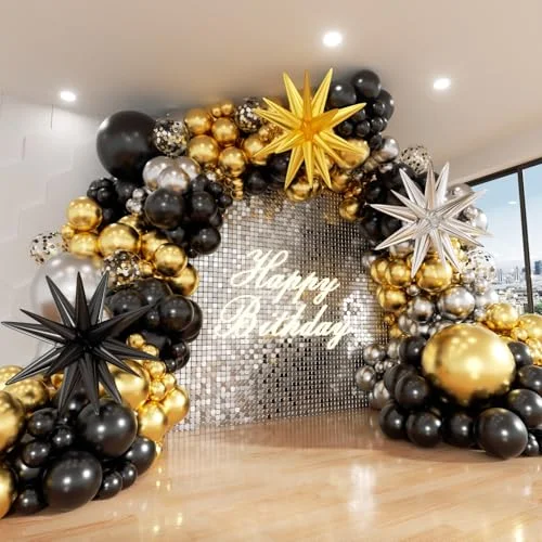 Black and Gold Silver