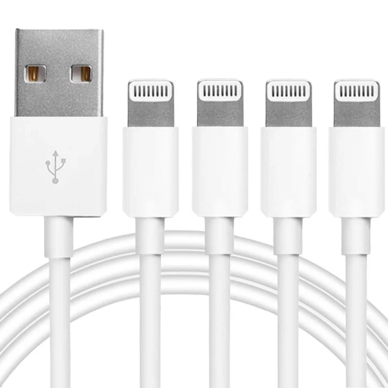 iPad Pro/Air/Mini, iPod Touch (6ft), 4Pack Original Apple MFi Certified Charger Lightning to USB Charging Cable Cord Compatible iPhone 14/13/12/11 Pro/11/XS MAX/XR/8/7/6s Plus