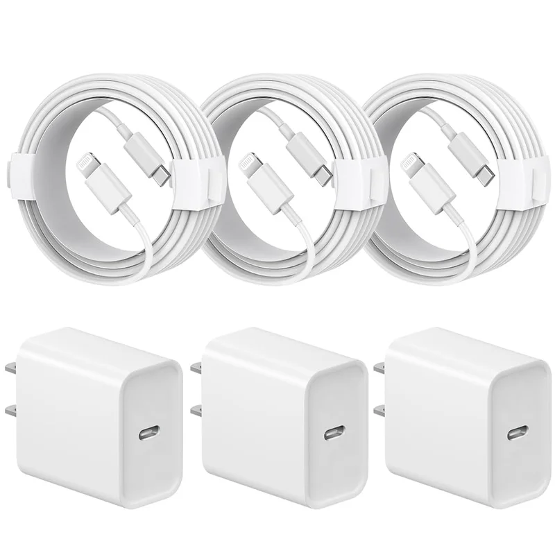 iPhone 14 13 12 11 Charger Fast Charging iPhone Fast Charger 3-Pack 20W iPad Charger 6FT C Chargers Fast Charging Cord Whit iPhone 14/14 Pro Max/13 Pro/13/12 Mini/12 Pro Max/11 Pro Max/Xs & iPad