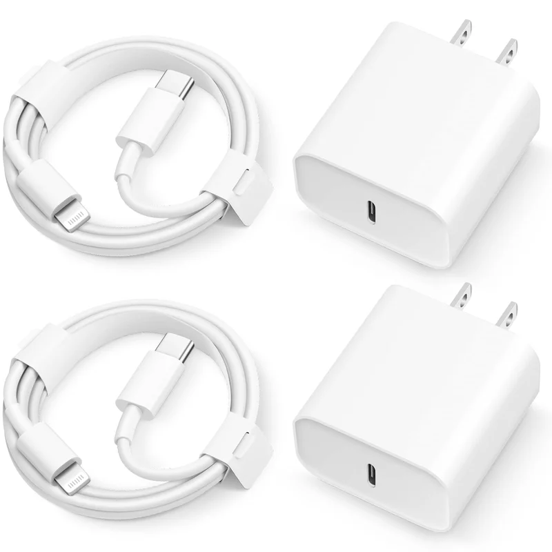 iPhone 14 13 12 11 Super Fast Charger [2Pack] cargador 20W Rapid USB C Wall Charger Block Featuring 6FT Fast Charging Cable Compatible with iPhone 14 Pro Max/Pro/Plus/Mini/iPad