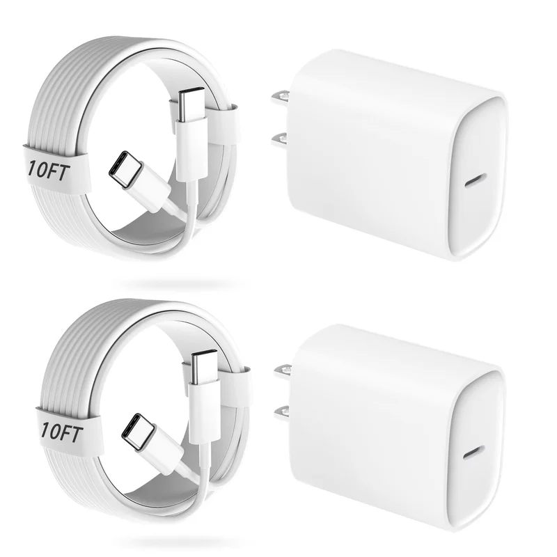 iPhone 17 16 15 Pro Charger Fast Charging, 20W USB C Fast Charger Block with 10ft Long Type C Chargers Fast Charging Cable Cord for iPhone 17/17 Pro/17 Pro Max/Air/16 Pro Max/16 Pro/15 Pro Max/Pro,S24 | Premium Quality Product, Best Value, Fast Shipping