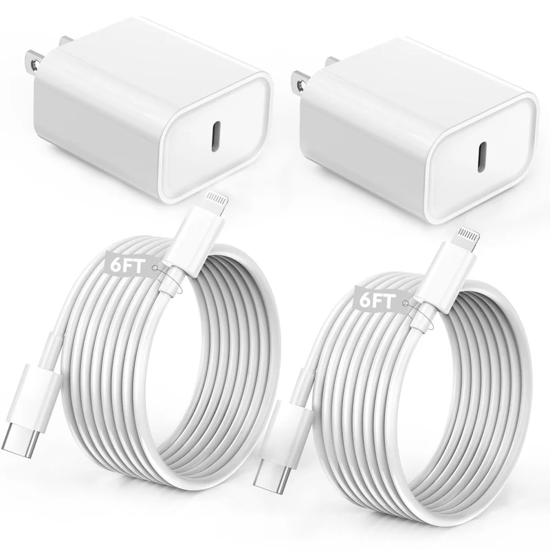 iPhone Charger Fast Charging iPhone Fast Charger 2Pack | Premium