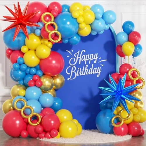 Red and Blue Yellow Gold