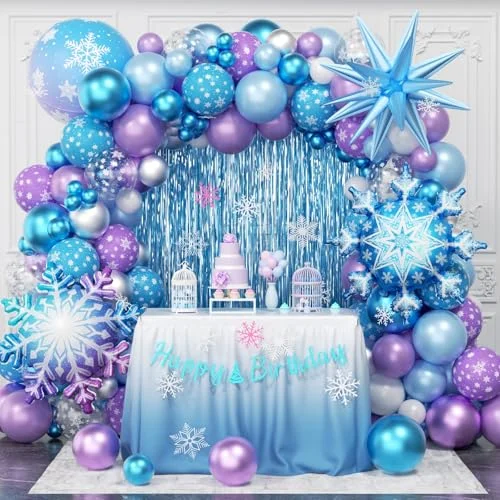 Blue Purple White
