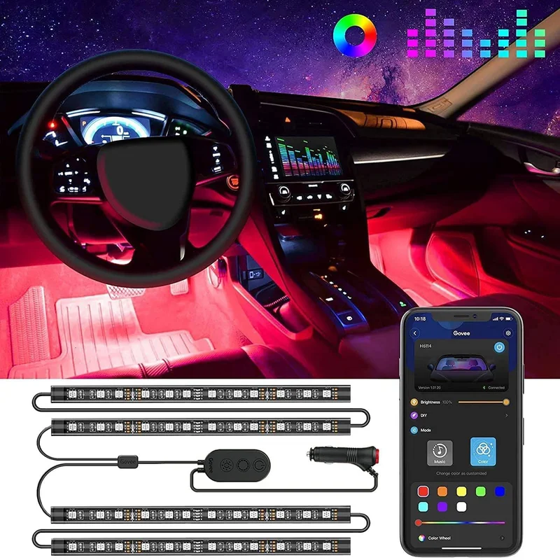 Automotive Neon Accent Light Kits
