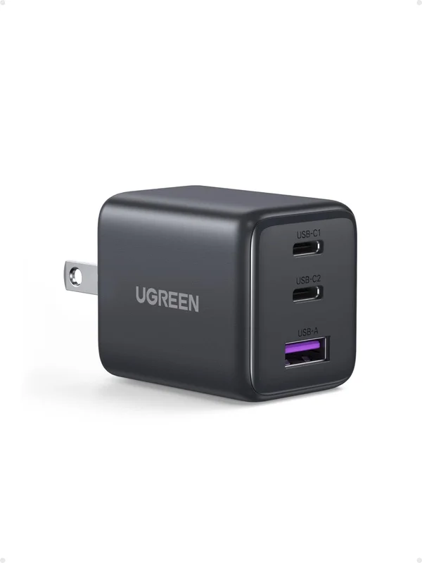 UGREEN 30W USB-C Wall Charger (Black) for iPhone 17, Samsung Galaxy S26/S25