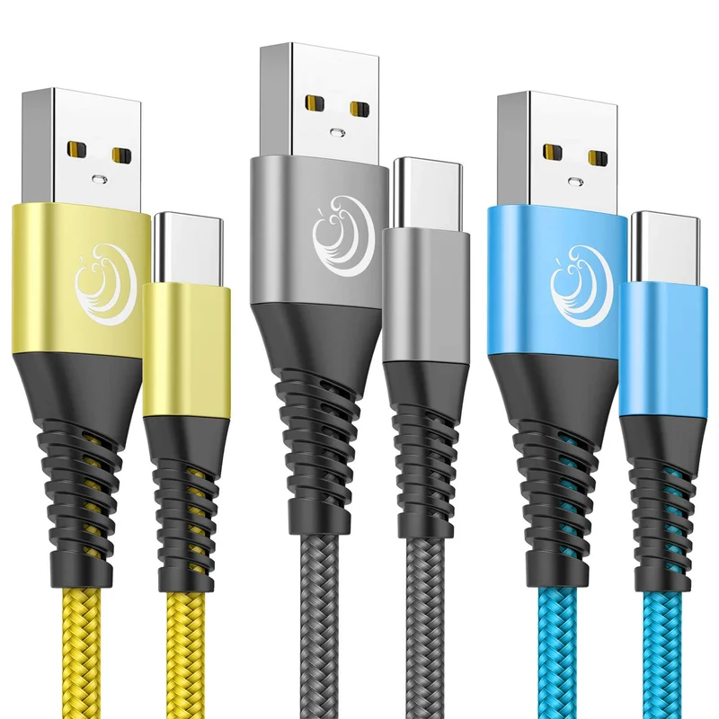 USB C Cable 3A Fast Charging 6FT 3Pack | Premium