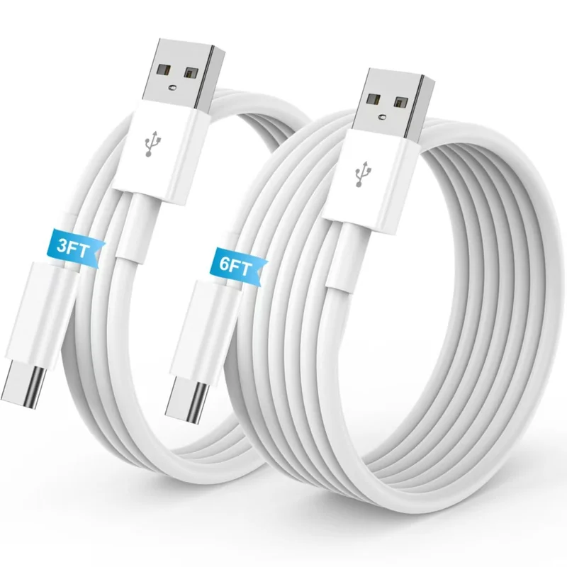 USB to USB C Cable, 2Pack [3FT+6FT] Car Carplay Charging for iPhone 17 Charger Cord, for Apple 17 Air/16/15/Pro/Pro Max/Plus USB A to Type C Cable, for iPad Pro 12.9/11, Air 5th/4th Gen | Premium Quality Product, Best Value, Fast Shipping